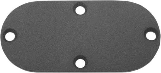 DRAG SPECIALTIES Inspection Cover - Wrinkle Black 14009W