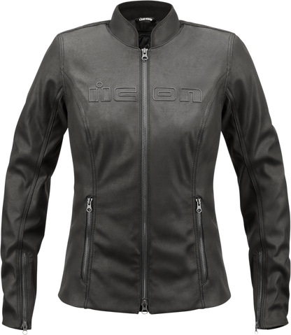 ICON Women's Tuscadero2™ Jacket - Black - US Medium 2822-1428