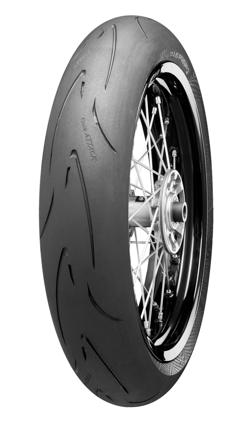 Continental ContiAttack SM EVO Front Tire - 120/70 R17 M/C 58H TL 2445730000