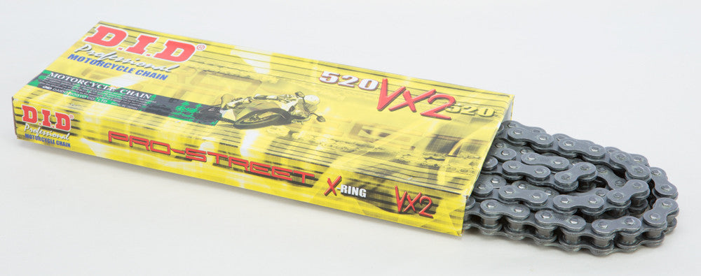 D.I.D Pro-Street 520vx2-112 X-Ring Chain 520VX2X112FB