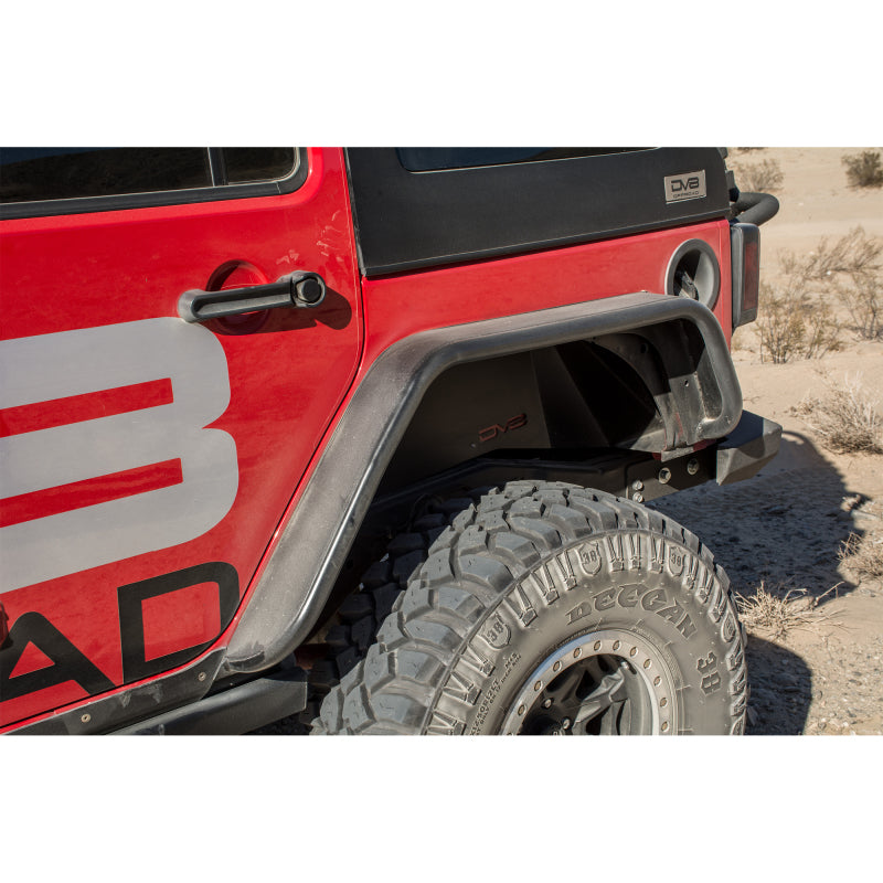 DV8 Offroad 07-18 Jeep Wrangler JK Front & Rear Flat Tube Fenders FENDB-02