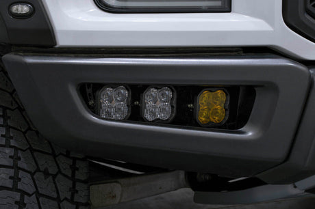 Diode Dynamics 17-20 Ford Raptor SS3 LED Fog Light Kit - Yellow Sport DD6365