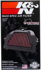 K&N 08-13 Yamaha YZF R6 599 Replacement Air Filter - Race Specific YA-6008R