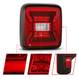ANZO 18-19 Jeep Wrangler JL LED Taillights Black 311295