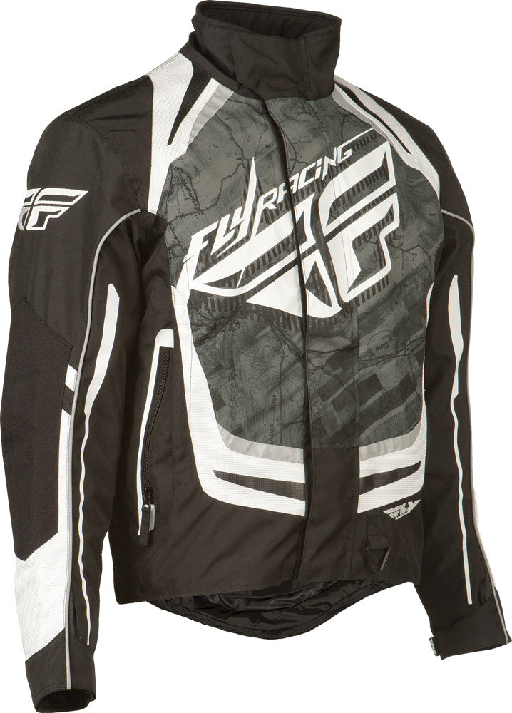 FLY RACING Snx Pro Jacket Black/White L 470-2180~4