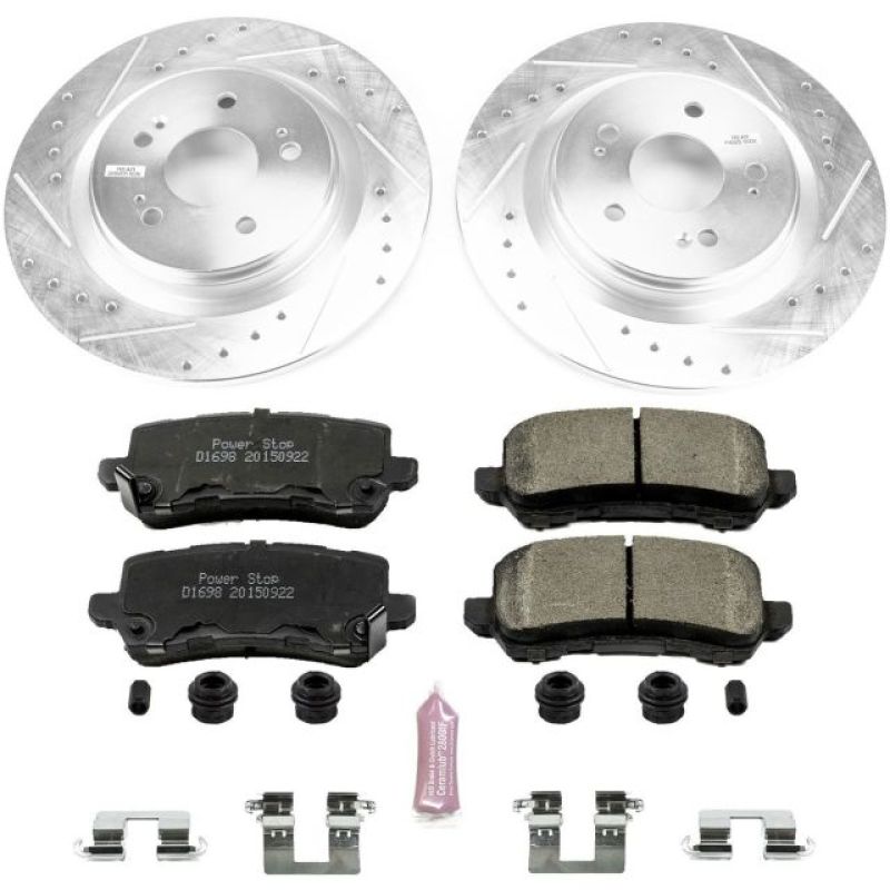 Power Stop 18-19 Honda Odyssey Rear Z23 Evolution Sport Brake Kit K7903