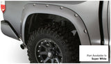 Bushwacker 16-18 Toyota Tundra Fleetside Pocket Style Flares 4pc 66.7/78.7/97.6in Bed - Super White 30918-13