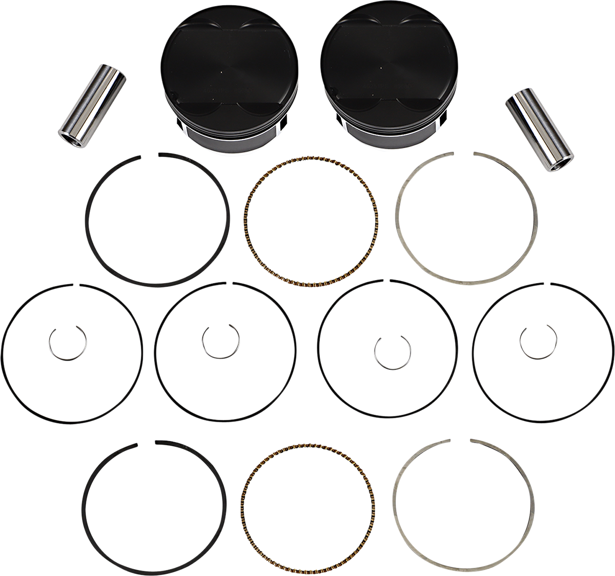 WISECO Piston Kit - M8 - 117" - 4.075" Bore K2804