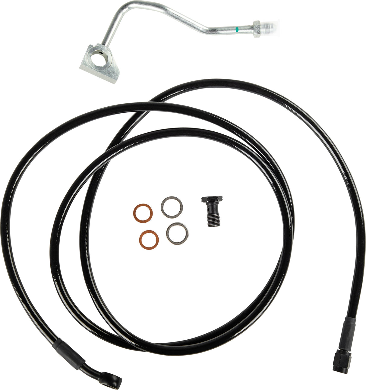 GOODRIDGE Premium Abs Brakeline Kit Blk +4 All Flh/Flt Exc Flrtx/S 14- HD0127-1FPBK+4