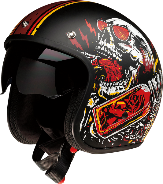 Z1R Saturn Helmet - Devil Made Me - Black/Red - XS 0104-2816