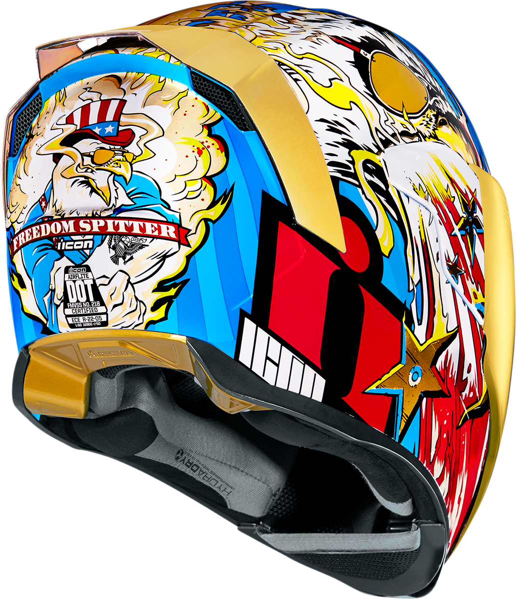 ICON Airflite™ Helmet - Freedom Spitter - Gold - Medium 0101-13926