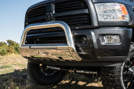 Lund 10-17 Dodge Ram 2500 Bull Bar w/Light & Wiring - Polished 47021205