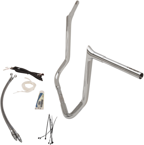 FAT BAGGERS INC. Handlebar Kit - Pointed Top - 16" - Chrome 909216