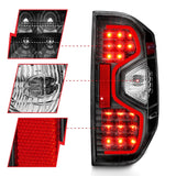 ANZO 2014-2015 Toyota Tundra LED Taillights Black 311233