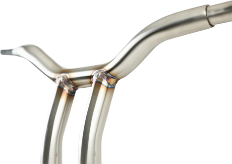 LA CHOPPERS Handlebar - Kage Fighter - One Piece - Bent - 10" - Stainless Steel LA-7338-10SS
