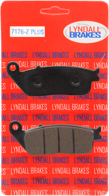 LYNDALL RACING BRAKES LLC Z-Plus Brake Pads - Rear - Victory 08-17 7176-Z+