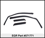EGR 14+ Chev Silverado/GMC Sierra Crw Cab In-Channel Window Visors - Set of 4 (571771) 571771