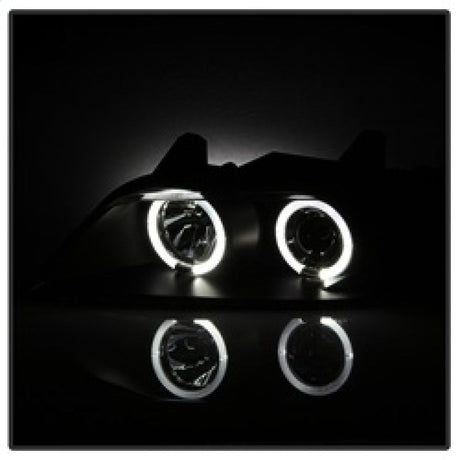 Spyder BMW Z3 96-02 Projector Headlights LED Halo Black High H1 Low H1 PRO-YD-BMWZ396-HL-BK 5009081