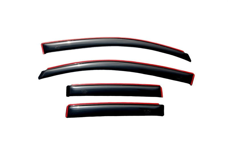 AVS 07-12 Dodge Caliber Ventvisor In-Channel Front & Rear Window Deflectors 4pc - Smoke 194323