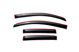 AVS 07-12 Dodge Caliber Ventvisor In-Channel Front & Rear Window Deflectors 4pc - Smoke 194323