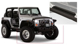 Bushwacker 07-18 Jeep Wrangler Trail Armor Rocker Panel and Sill Plate Cover - Black 14011