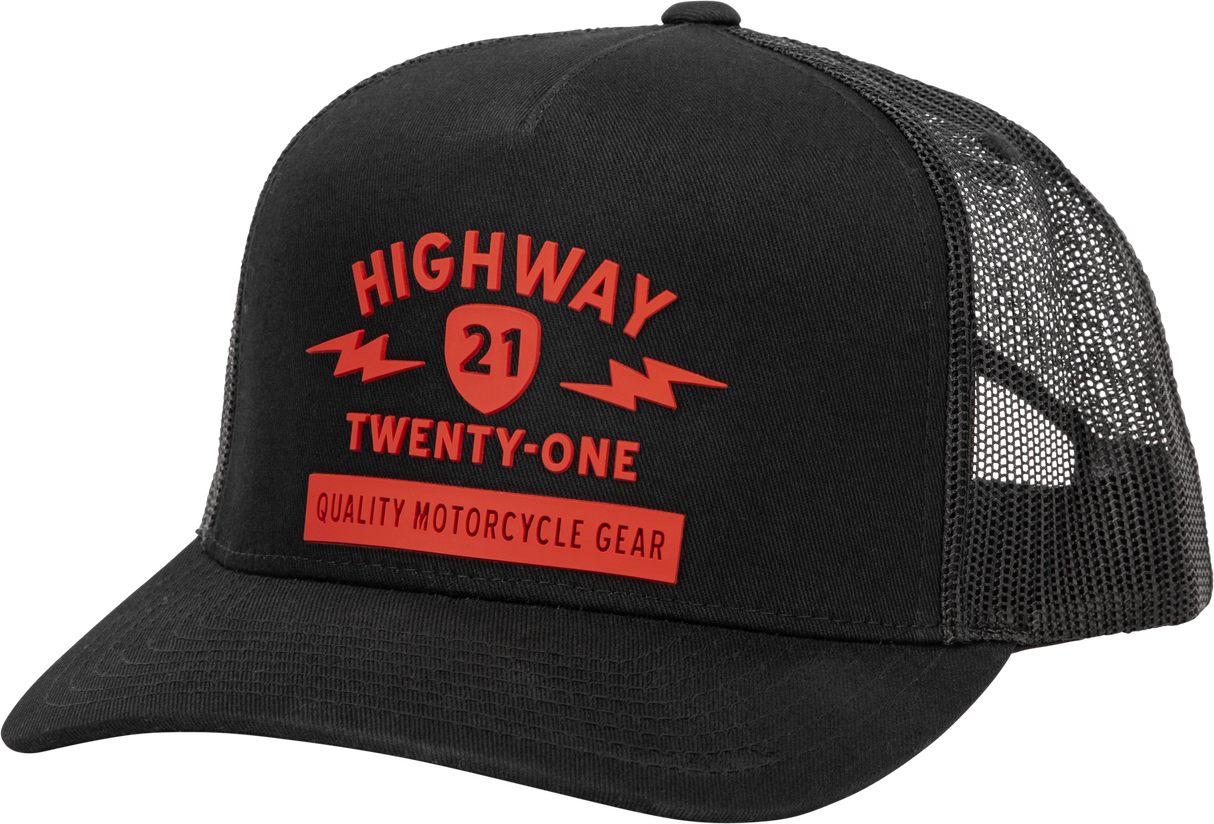 HIGHWAY 21 Spark Hat Black/Red 489-2007
