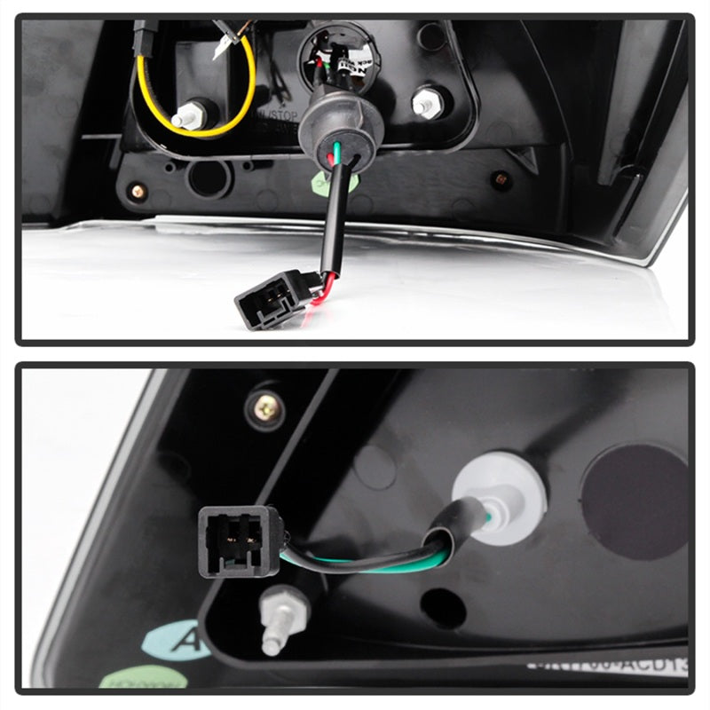 Spyder Honda Accord 2013-2015 4DR LED Tail Lights - Black ALT-YD-HA13LED-LED-BK 5082053