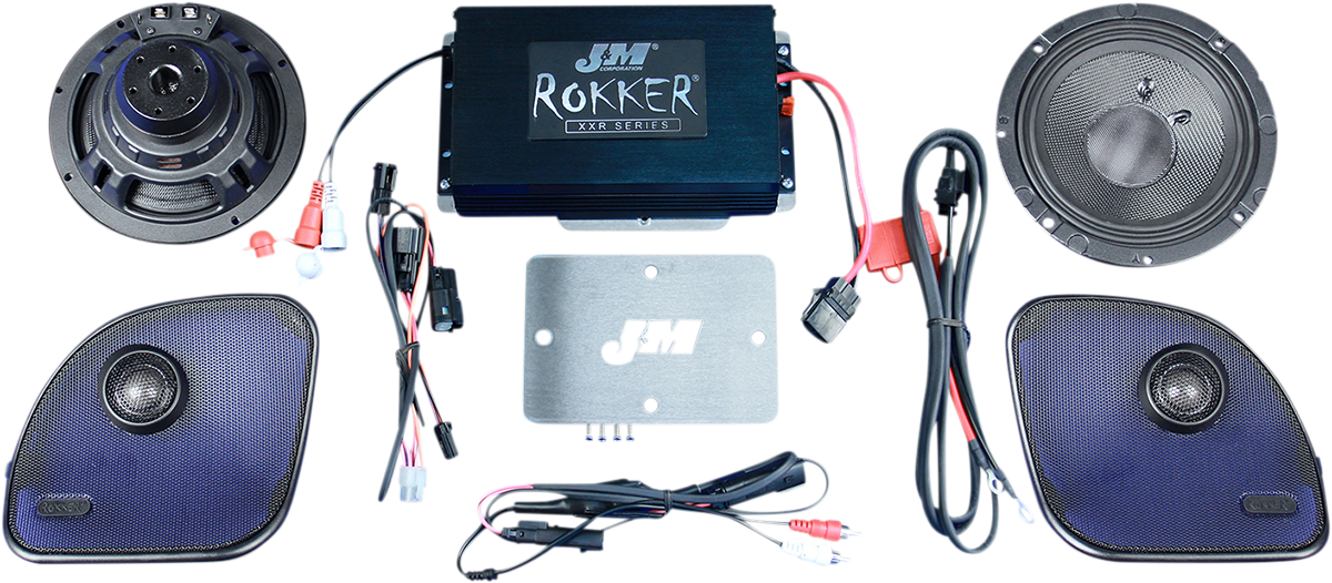 J & M 400w 2-CH Amplifier/Speaker Kit - 15-20 Road Glide 400SP2-15RG-ST5