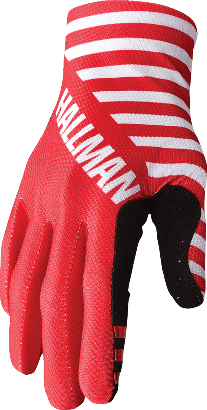 THOR Mainstay Gloves - Slice - White/Red - XS 3330-7291