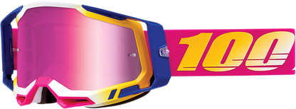 100% Racecraft 2 Goggles - Mission - Pink Mirror 50010-00012