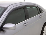 AVS 07-10 Chrysler Sebring Ventvisor In-Channel Front & Rear Window Deflectors 4pc - Smoke 194458
