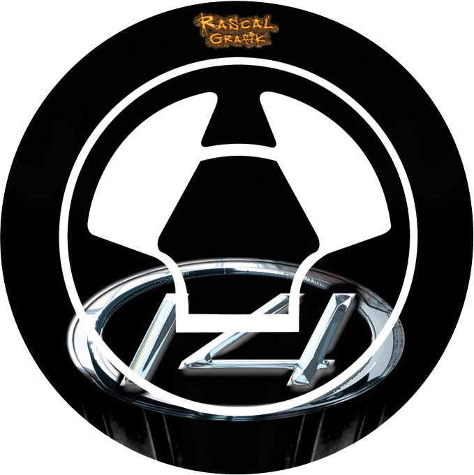 RASCAL GRAFIK Gas Cap Prot Kaw Zx14 Black RA36699