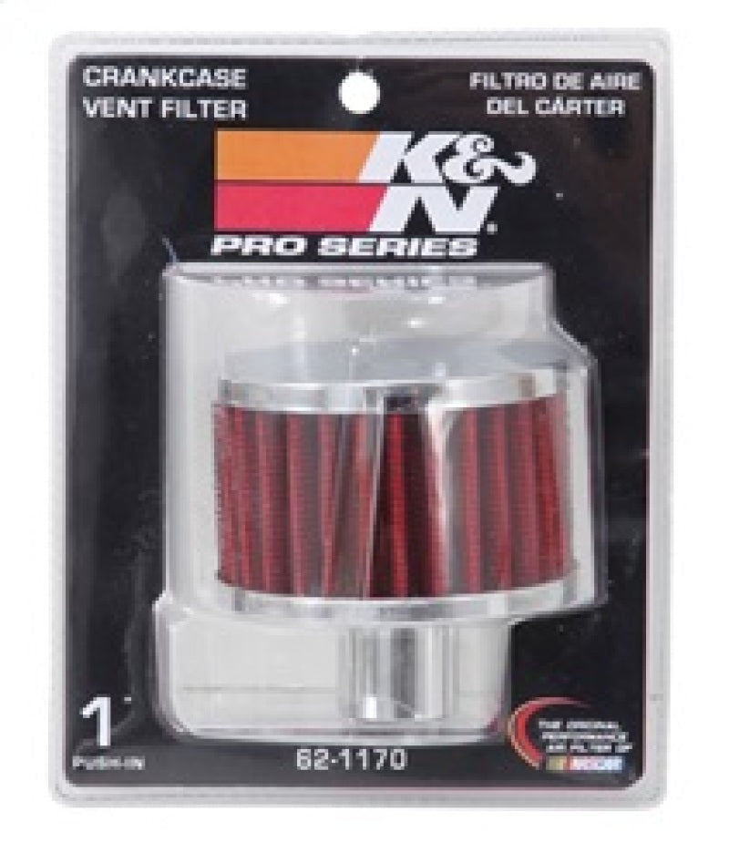 K&N Filter 1in Vent  3in Diameter 2in Height 62-1170