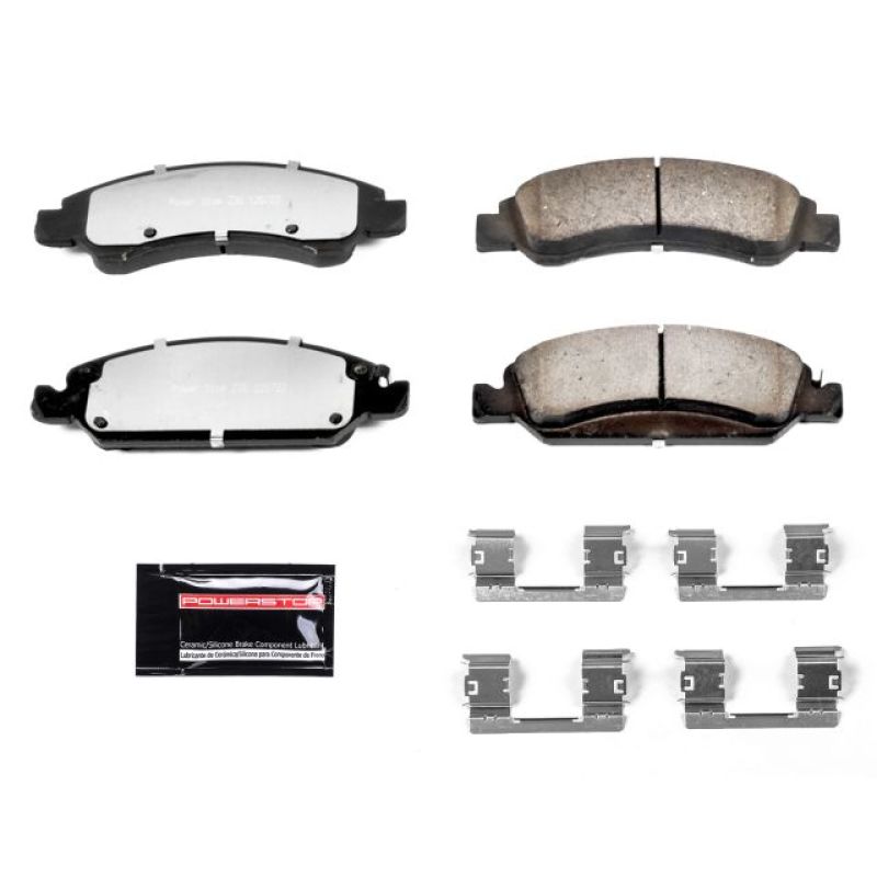 Power Stop 08-19 Cadillac Escalade Front Z36 Truck & Tow Brake Pads w/Hardware Z36-1363