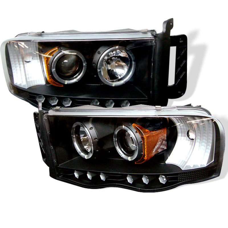 Spyder Dodge Ram 1500 02-05/Ram 2500 03-05 Projector Headlights LED Halo LED Blk PRO-YD-DR02-HL-BK 5009975