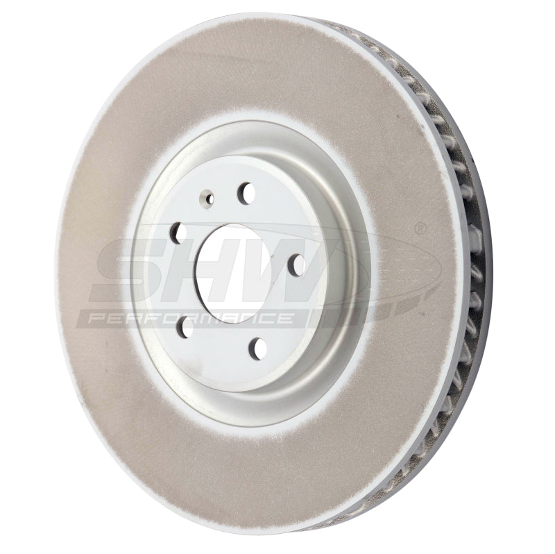 SHW 19-21 Porsche Macan S 3.0L Left Front Smooth Monobloc Brake Rotor (95B615301AA) PFL39527