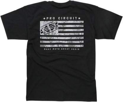 PRO CIRCUIT Flag T-Shirt - Black - 2XL 6411810-50