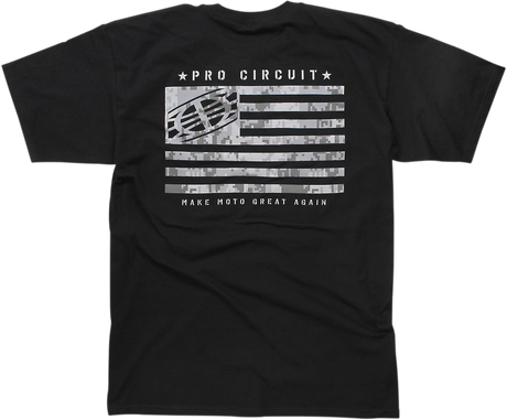 PRO CIRCUIT Flag T-Shirt - Black - XL 6411810-40