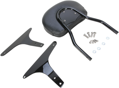 COBRA Round Sissy Bar - Standard - Black - Softail 602-1301B