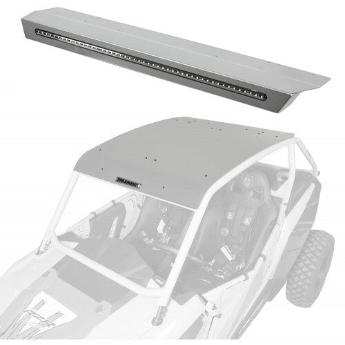 PRO ARMOR Asylum Roof W/ Light Bar Titanium Matte Metallic P141R123TMM