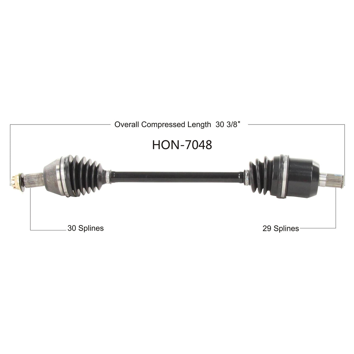 OPEN TRAILOe 2.0 Axle Rear HonHON-7048
