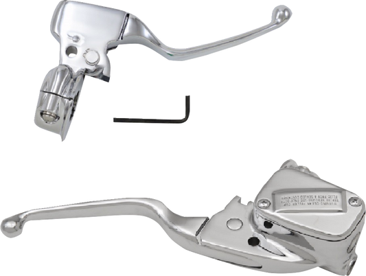 DRAG SPECIALTIES Handlebar Controls - Chrome F/SINGLE DISC MODELS ONLY H07-0805-A