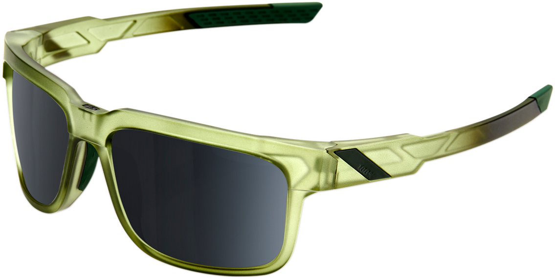 100% Type-S Sunglasses - Olive - Black Mirror 61032-296-61