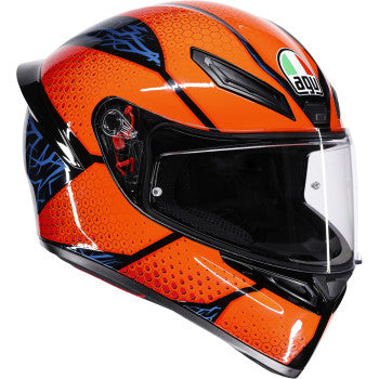 AGV Helmet K1 S Speedarmor Black/Orange/Blue 2x 2118394018-074-XXL