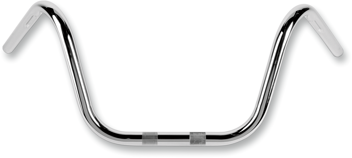 FLANDERS Handlebar - Springer Buckhorn - Knurled - Dimpled - Chrome 650-08685