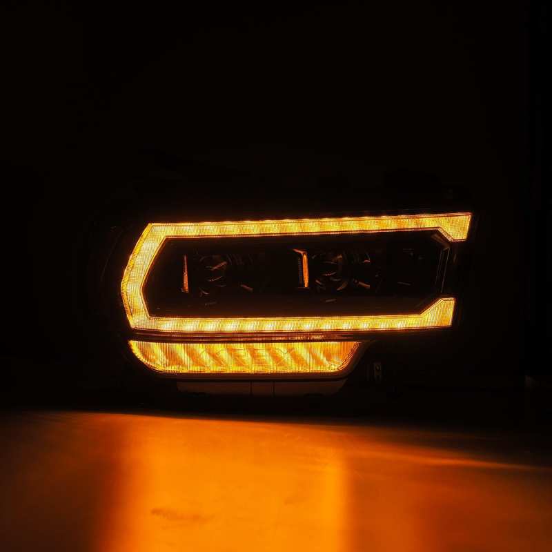 AlphaRex 19-21 Ram 2500 PRO-Series Projector Headlights Plank Style Alpha Black w/Activation Light 880546