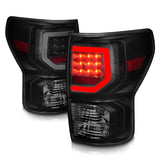 Anzo 07-11 Toyota Tundra Full LED Tailights Black Housing Smoke Lens G2 (w/C Light Bars) 311387