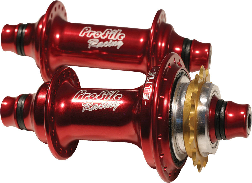 PROFILE Elite Hub Race Set Red 10mm 36h ELTCHS36RED