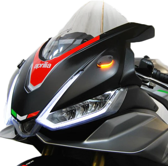 NEW RAGE CYCLESMirror Block Off Turn Signals AprRSV4-MBO-21
