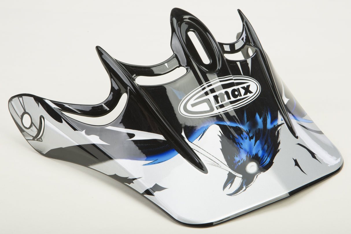 GMAX Visor 2xs-Md Skull Silver G999985